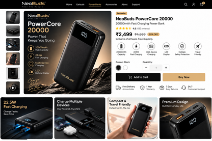 NeoBuds PowerCore 20000